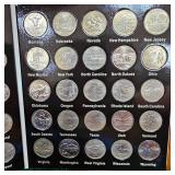 (2) Fifty States Quarter Collections in Books-100 Coins,Complete