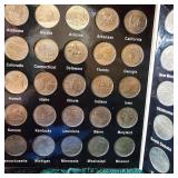 (2) Fifty States Quarter Collections in Books-100 Coins,Complete