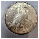 1922 Peace Dollar AACGS MS62 w/Nice Edge Toning