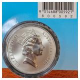 1999 Silver Kangaroo. 1 Troy Ounce Dollar, Royal Australian Mint UNC