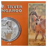 1999 Silver Kangaroo. 1 Troy Ounce Dollar, Royal Australian Mint UNC