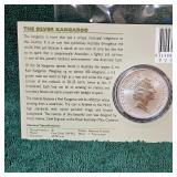 1999 Silver Kangaroo. 1 Troy Ounce Dollar, Royal Australian Mint UNC