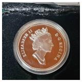 1997 10th Anniversary Silver Proof Loon Dollar