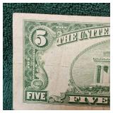 1953 $5 Certificate