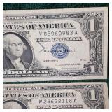 1957-B(4) $1 Silver Certificate