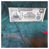 1902 $10 Large Minneapolis Note