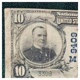 1902 $10 Large Minneapolis Note