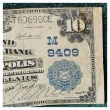 1902 $10 Large Minneapolis Note