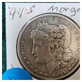 1894-S Morgan $1 "Key Date Coin" VF Condition