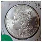 1881-S Morgan $1 BU + Proof Like