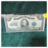 1923 $1 Canada Green Seal Large Note