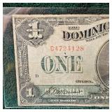 1923 $1 Canada Green Seal Large Note