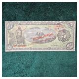1914 Mexico 5 Peso Large Note BU