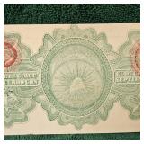 1914 Mexico 5 Peso Large Note BU