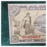 1914 Mexico 2 Peso Large Note BU