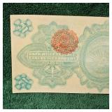 1914 Mexico 2 Peso Large Note BU