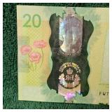 2017 $20 Canada Note BU