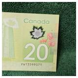 2017 $20 Canada Note BU