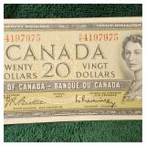 1954  $20 Canada Note BU