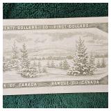 1954  $20 Canada Note BU