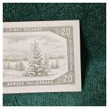 1954  $20 Canada Note BU