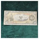 1914 10 Peso Mexico Large Note