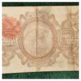 1914 10 Peso Mexico Large Note