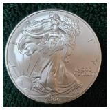 2006 Silver Eagle UNC, Fresh From Roll