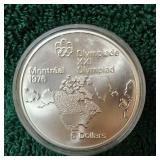 1973 $5 Silver Olympics Coin 1976