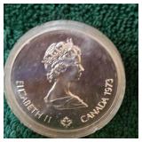 1973 $5 Silver Olympics Coin 1976