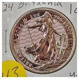 2024 Britania 1 oz UNC-2 pounds