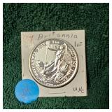 2017  Britania 1 oz UNC-2 pounds