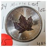 2024 Maple Leaf 1 oz UNC $5
