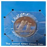 2001 Somali Kitten Crown Coin-Isle of Man Collection
