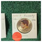 1996-P Kennedy 50c Gold Layered UNC