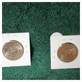 1996-P Kennedy 50c Gold Layered UNC