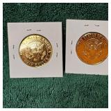 2-2004 Kennedy 50c Gold Layered UNC