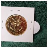 2-2004 Kennedy 50c Gold Layered UNC