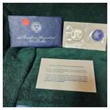 1973 Eisenhower "Silver" Silver Dollar UNC "not copper"