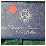 1973 Eisenhower "Silver" Silver Dollar UNC "not copper"