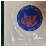 1973 Eisenhower "Silver" Silver Dollar UNC "not copper"