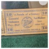 1938 "Parade of a Century" 10c and 25c obsolete Bank Notes