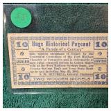 1938 "Parade of a Century" 10c and 25c obsolete Bank Notes