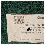 1842 Obsolete $5 Illinois Note