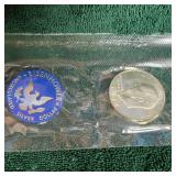 1972 Eisesnhower UNC Silver Dollar "Silver