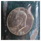 1972 Eisesnhower UNC Silver Dollar "Silver
