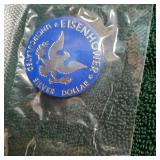 1972 Eisesnhower UNC Silver Dollar "Silver