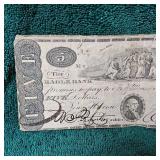 1823 Obsolete $5 Connecticut Note