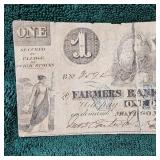 1862 Obsolete $1 Alabama Note