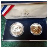 1994 USA World Cup Commerative Coin Set(.995) Silver